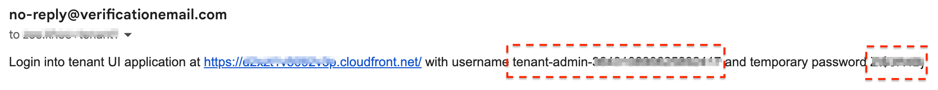 Temporary Password